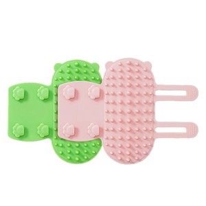 Cat Hair Removal Mitt <b>Silicone</b> Pet Grooming <b>Tool</b> For Cats With Massage Bristles Self Grooming Scratch Pad - Product Image 5