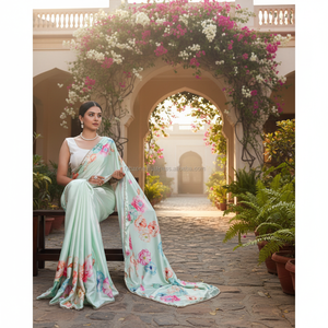 Nueva Colección de Saris Estampados de Alta Demanda de Fabzone Presting, India - Product Image 2