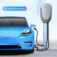 Pengisi daya 7KW 11KW 22KW 16A 32A EV Level 2 tipe 2 stasiun pengisian daya AC/T untuk kendaraan listrik