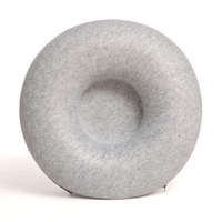 Structure composite à Double couche en feutre détachable, lavable, drôle de chat Donut Tube jouet chat trou Tunnel nid lit vente en gros