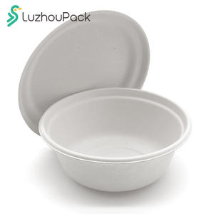 LuzhouPack Amostras Grátis Biodegradável <span class=keywords><strong>Pet</strong></span> Bowls Compostable Cat Dog Food Water Feed Bagaço para Camping - Product Image 1