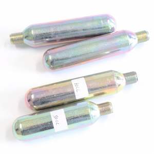 Mini bouteille de gaz CO2, cartouche de CO2 de 38 g, 45 g, filetée, 48 cc, 50 cc, 60 cc, utilisée pour les gilets gonflables pour cavaliers, identique à HELITE - Product Image 5