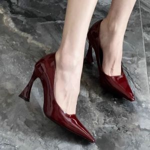 Sandalias de tacón de moda de verano para mujer, zapatos de tacón alto informales, cómodos y versátiles, de cuero genuino - Product Image 3