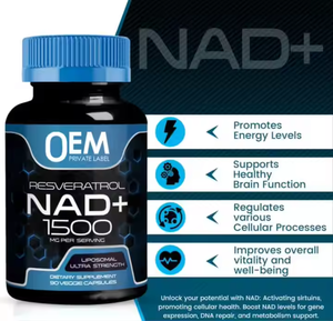 OME/ODM suplemen Liposomal NAD + Capsule Resveratrol Nad - Product Image 3