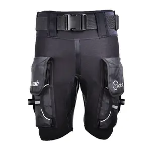 Pantalon de plongée technique de couleur noir, vêtement d'extérieur de 3mm pour la plongée technique et la plongée sous-marine