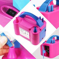 Accessoires pour ballons, gonfleur électrique portable pour ballons 73005, pompe à air rapide et facile, rose/bleu, fête des mères, remise de diplôme