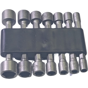 Manufacturer's Direct 14pcs Strong <b>Socket</b> Wrench Hexagon Shank <b>Screw</b> <b>Socket</b> Pneumatic Screwdriver Insert Bolt <b>Screw</b> Remover Stro - Product Image 4