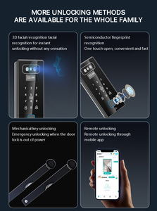กุญแจล็อคอัจฉริยะ Aurelysse K20 ระบบจดจำเส้นเลือดฝ่ามือและใบหน้า พร้อม WiFi แบตเตอรี่ 4200mAh ควบคุมผ่านแอป Tuya รองรับวิธีปลดล็อคหลายรูปแบบ - Product Image 4