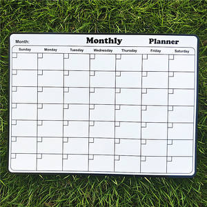 Wugeon Calendario Magnético para Refrigerador/Pizarra Blanca, Adhesivos de Pared, 28*21cm, WG-<span class=keywords><strong>050</strong></span>/WG-030, Embalaje en Bolsa OPP, para Aprendizaje - Product Image 6