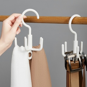 New Creative Rotating Multi-<b>hook</b> 360 Degrees Rotating Cabinet Wardrobe 6 <b>Hook</b> Hanger - Product Image 1