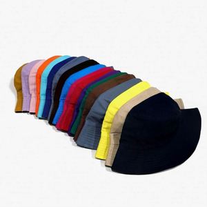 Fashion <b>Reversible</b> <b>Bucket</b> <b>Hat</b> Custom Blank Fisherman <b>Hat</b> Logo Embroider Print Pattern Label Custom Solid Color Cotton <b>Bucket</b> Cap - Product Image 5
