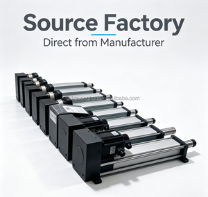 Qiangdeli Servo Electric Cylinder <b>Linear</b> <b>Actuator</b> Aluminum Body Plunger Structure Electric Motor Powered - Product Image 3