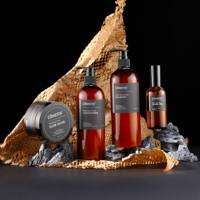 Ensemble de soins capillaires de luxe personnalisés en gros : Masque capillaire protéiné au caviar, sérum capillaire, shampoing et après-shampoing, marque privée