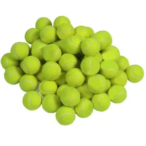 Pelotas de tenis personalizadas a granel con Material de goma Natural