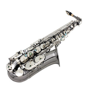 Professionale in ottone Bend Eb E-flat <span class=keywords><strong>sassofono</strong></span> contralto nero nichelato <span class=keywords><strong>Sax</strong></span> - Product Image 6