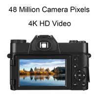 Hochwertige, einfache Version R10 4K HD 48MP Retro-Kamera mit klappbarem Bildschirm