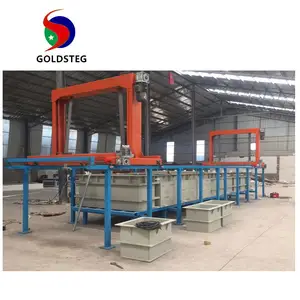 Automatic Crane Type Rack Plating Line Electroplating Machine For Nickel Copper Plating