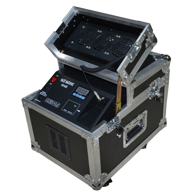 Stage Fog Machine 600W Haze Machine Dmx 512 or Remote Control Fog Hazer Smoke Machine With Flight case for Stage Effect