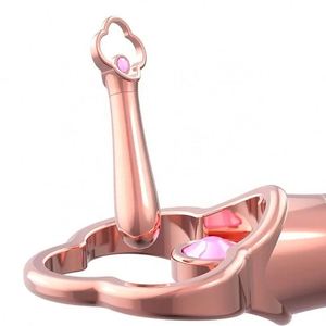 Nouveau mini vibrateur clitoridien en forme de lapin 2024, 10 fréquences, étanche IPX7, jouets sexuels discrets pour femmes et couples, <span class=keywords><strong>massage</strong></span> coquin, couleur champagne - Product Image 5