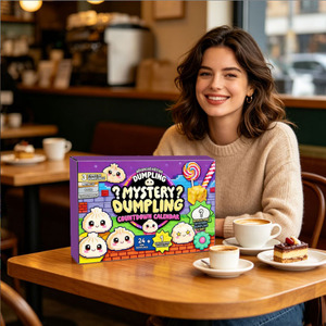 Nuevo Producto Caliente: Calendario de Adviento Misterioso de Dumplings, Caja Sorpresa con Juguete Estrujable, Caja de Regalo para Alivio del Estrés en Adultos, Juguete Rebotador Chusx - Product Image 3