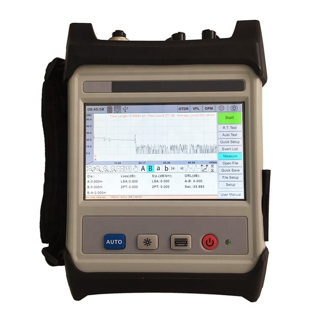Up to 120km 1310 1550nm Optical Time Domain Reflectometer Handheld OTDR