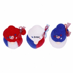 Gnomes patriotiques du 4 juillet, décorations du Jour de l'Indépendance des États-Unis, étoiles et rayures, poupée sans visage de l'oncle Sam, décoration de table à domicile - Product Image 4