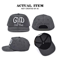 Casquette de baseball personnalisée délavée avec logo, casquette vintage, casquettes délavées rétro, chapeau brodé personnalisé religieux chrétien spirituel