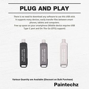 Biểu Tượng Tùy Chỉnh 64GB USB C 2In 1 Ổ Đĩa Flash Cá Nhân Kim Loại USB 3.0 32GB Bộ Nhớ Cho Công Ty Quà Tặng Số Lượng Lớn Các Mặt Hàng Khuyến Mại - Product Image 5