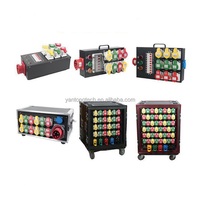 Boîtier de prise murale universel étanche, norme UE, 3 prises Schuko, 20A 230V monophasé, pour extérieur