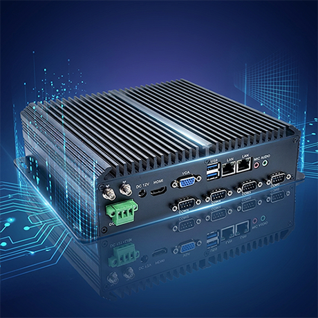 YCT OEM 9-36V Fanless Industrial Embedded Computer Core I5/i7 6 COM Ports RS232/RS485 Dual LAN GPIO Linux 4-16GB RAM 64-512GB