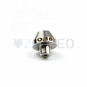 Boquilla de zafiro con orificio de rubí a chorro de agua, solo vástago corto A2260002 A2260003 A2260004 A2260005 <span class=keywords><strong>para</strong></span> máquina cortadora de chorro de agua KMT - Product Image 6