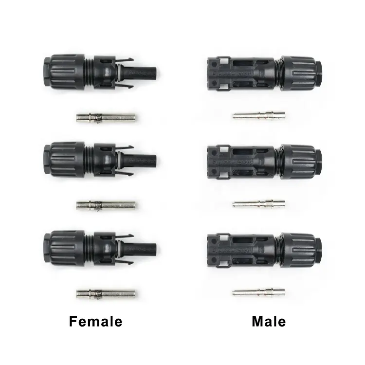 Mc Vier 1000V Ip68 Pv Waterdichte Zonnepaneel Kabel Connector 30a 45a Mc Draad Zonne-Connector