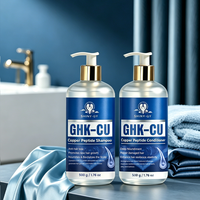 Ensemble Shampooing et Après-Shampooing au Peptide de Cuivre pour Cheveux Affinés GHK-Cu Soin Capillaire Volumisant Marque Privée OEM ODM Usine GMPC
