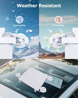 Support à ventouse Starlink Mini pour camping-car, fixation sans perçage pour fenêtre de caravane, kit d'accessoires de montage sécurisé pour antenne satellite
