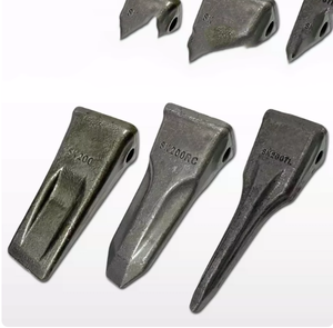 Dents de godet SK200 de haute qualité prêtes à être expédiées, dents d'excavatrice forgées standard pour Kobelco 20 tonnes - Product Image 2