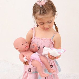 Muñecas Bebé Reborn <span class=keywords><strong>de</strong></span> 35 cm con Expresiones Divertidas <span class=keywords><strong>para</strong></span> Niñas, Juguetes <span class=keywords><strong>de</strong></span> Silicona <span class=keywords><strong>de</strong></span> Cuerpo Completo, Muñecas Bebé Reborn <span class=keywords><strong>de</strong></span> Silicona Realistas - Product Image 5