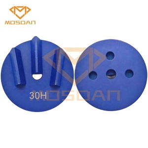 3 بوصة 3 شارب Riptips شريحة المغناطيسي قطع أسمنتية على شكل ألماس طحن حذاء القرص سادة - Product Image 1