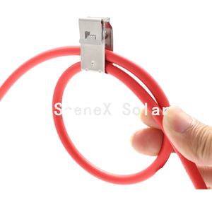 Soporte de cables de acero inoxidable Smart Energy con garantía de 12 años para luces de Navidad, cámaras de salpicadero de coche, Ethernet, resistente al viento (60 m/s) y a la nieve - Product Image 2