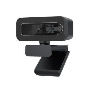 3MP tự động lấy nét Webcam Video Camera với tripod sự riêng tư bìa với microphone vòng ánh sáng USB HD PC cho Youtube Skype PC Max fps