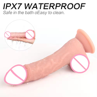 S-HANDE Dildo Sexuel Féminin Géant en Silicone, Moule en Silicone pour Dildo, Mini Pistolet de Massage pour Dildos Hommes et Femmes