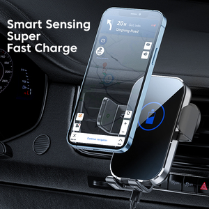 Support de téléphone de voiture 15W <span class=keywords><strong>chargeur</strong></span> sans fil pour téléphone portable pour Iphone support de téléphone de voiture <span class=keywords><strong>chargeur</strong></span> de voiture sans fil rapide 2025 refroidissement - Product Image 2