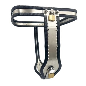 Cinturón de <span class=keywords><strong>Castidad</strong></span> Femenino de Acero Inoxidable SM Estilo Emperador Negro, Venta al por Mayor de Productos para Adultos, Venta al por Mayor de Cinturones de <span class=keywords><strong>Castidad</strong></span> para <span class=keywords><strong>Mujeres</strong></span> - Product Image 5