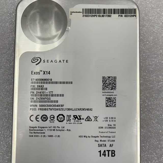 Enterprise 3.5-Inch 14 TB Storage Server ST14000NM0018 Used Internal Electronic Accessory SATA Expansion Port