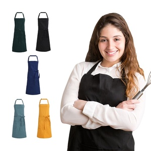 Printing Designer Eco-Friendly Polyester Cotton Linen Cooking <b>Apron</b> Logo Restaurant Garden <b>Kitchen</b> <b>Apron</b> Printed With Pockets - Product Image 1