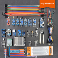 Kit de sensor U30 24 en 1 para Arduinos Raspberry Pi 4 con placa GPIO, módulo de distancia y placa de pruebas