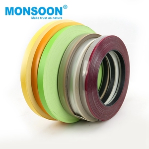 <b>Furniture</b> Self Adhesive Decoration Woodworking Edge Banding <b>High</b> <b>Gloss</b> Eco-friendly MONSOON Brand Cabinet PVC U Shaped Tape - Product Image 6