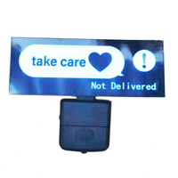 Autocollant LED 5 étoiles pour pare-brise, signalisation lumineuse pour voiture, autocollants lumineux pour fenêtre, décoration de véhicule JDM, prend en charge la conception personnalisée