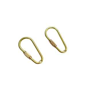 Laiton durable pour porte-clés avec conception de verrouillage à vis stockage pratique petits outils Edc porte-clés Clip crochet laiton vis porte-clés - Product Image 6