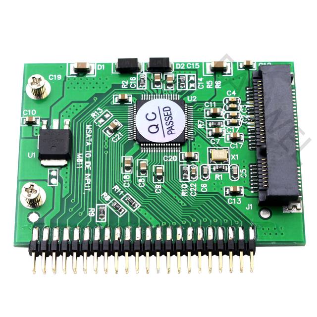 New Mini PCI-e Msata 1.8 SSD to 2.5 IDE Inch HDD Hard Drive 3.3V 44pin Card PCI E Express Sata Converter Adapter for Laptop Notebook