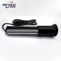 Sevilo Pop Power Tower – Multiprise intelligente moderne pour bureau, technologie domestique, en métal et plastique, auto-mise à la terre